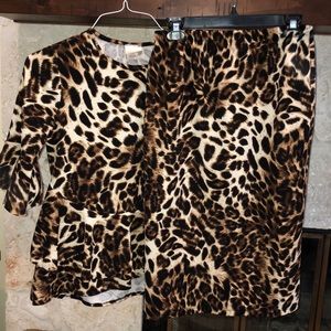 Zadie B’s cheetah outfit. Read description...